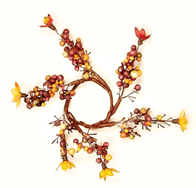 1.25" Mixed Berry Candle Ring
