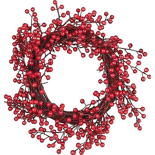 12" Weatherproof Berry Wreath