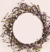 14" Mixed Floral Wreath
