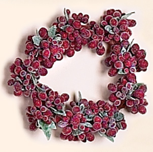 berry candle rings
