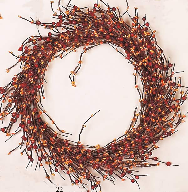 15" Mixed Berry Wreath