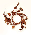 1.25" Mini Bud & Rusty Star Candle Ring