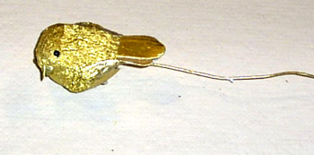 2.5" Gold Bird Pick