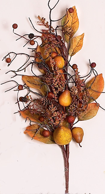 31" Fall Pear Spray - CLOSEOUT