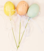 2.5" Easter Egg on 6" Pick