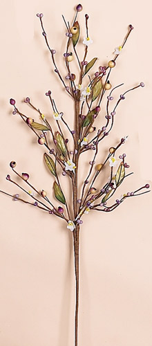 28" Mixed Floral Spray