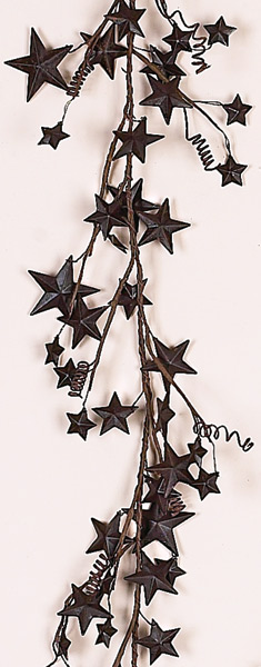 5' Metal Star Garland