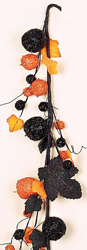 4' Beaded Halloween Garland