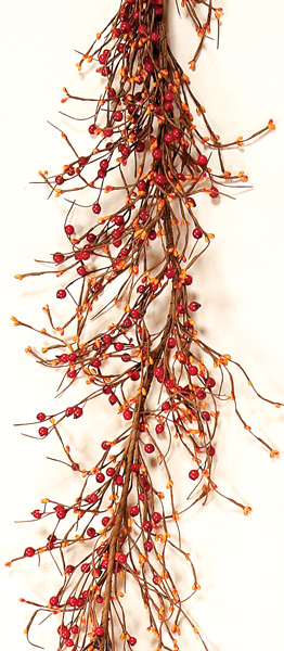5' Mixed Berry Garland
