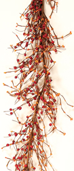 5' Mixed Berry Garland