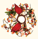 1.25" Lantern & FR Berry Candle Ring