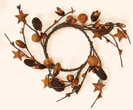 3.25" Star Pod Candle Ring