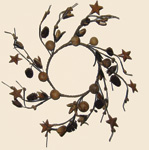 4.25" Star Pod Candle Ring