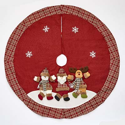 48" Christmas Embroidery Tree Skirt