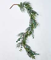 60" Artificial Mixed Pine And Eucalyptus Garland