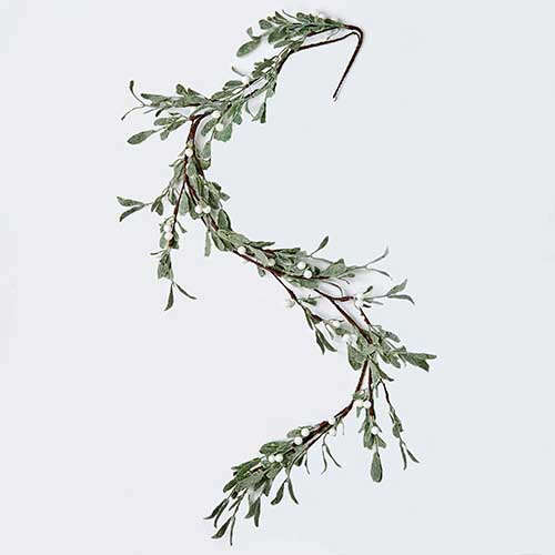 51" Green Artificial Mistletoe Garland