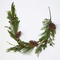 60" Pine Cone And Needle Garland