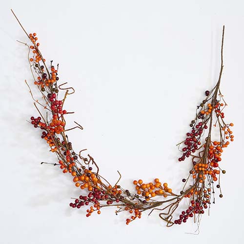 60" Fall Berry Garland