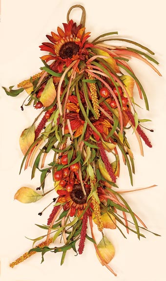 28" Mixed Fall Teardrop