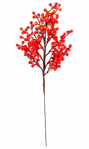 17" Weatherproof Fall Berry Spray