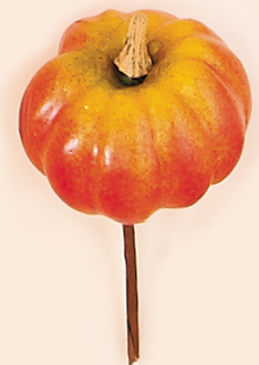 6" Weatherproof Pumpkin Pick