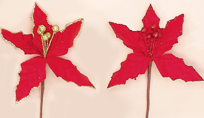 8 quot poinsettia pick shatterproof christmas ball ornaments wholesale