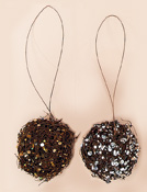 3.5" Sequin Ball Ornament