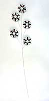 27" Red White Green Peppermint Candy Spray