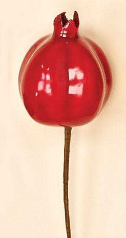 2.5" WP Pomegranate on 6" Pick