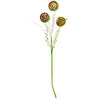 18" Glitter Christmas Candy Swirl Pick