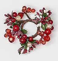 1.25" Mixed White & Gold Candle Ring