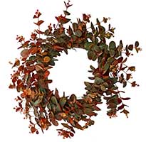 22" Fall Eucalyptus Wreath