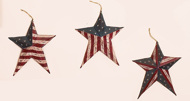 7.5" Tin American Star