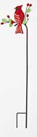 36" Metal Cardinal Yard Stake