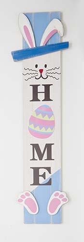 48" Wood Easter Bunny Home Porch Sign