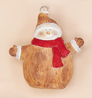 6.5" Polyresin Snowman - CLOSEOUT