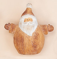 6.5" Polyresin Santa Claus - CLOSEOUT