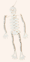 31" Metal Hanging Skeleton - CLOSEOUT