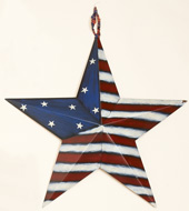 22" Metal Americana Star