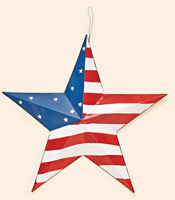 16" Tin Americana Star