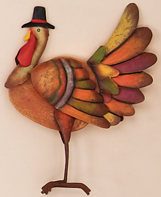 7.5" Standing Tin Turkey