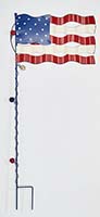 36" Americana Flag Stake