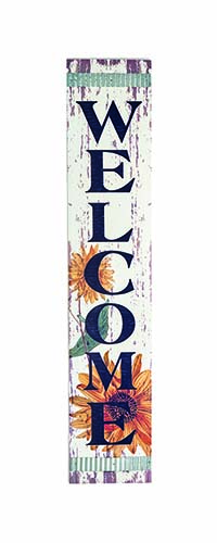 47" Sunflower Welcome Sign