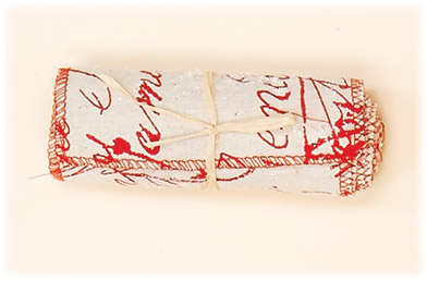 4" X 40" Christmas Burlap Ribbon