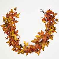 65" Fall Maple Leaves Garland