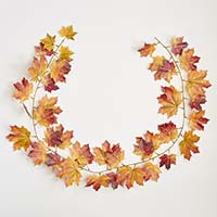 65" Fall Leaves Garland