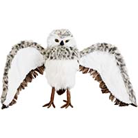28" Wingspan Standing Christmas Open Wing Snow Owl