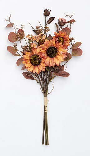 22" Sunflowers & Fall Leaves Bouquet