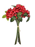 11" Red Berry Bouquet