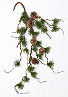 32" Pine & Pine Cone Vine